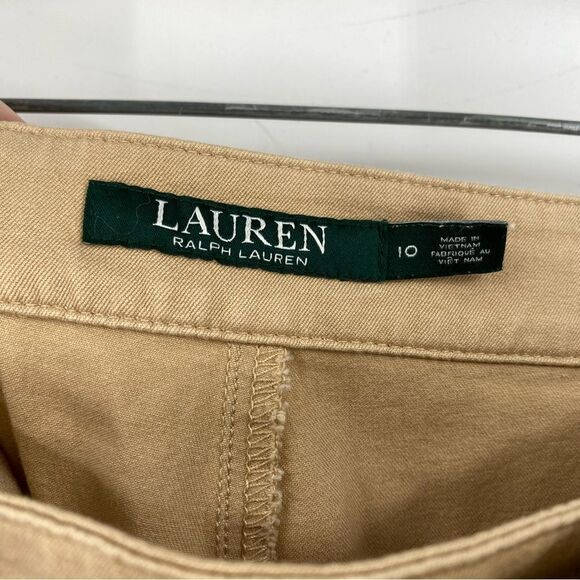 Lauren Ralph Lauren Women’s Flat Front Tam Cropped Pants size 10 - Picture 3 of 4